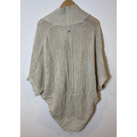 NWT Prana Lima Cardigan One Snap Organic Cotton Bone Tan Extra Large XL New - Picture 4 of 5